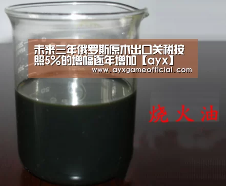 未来三年俄罗斯原木出口关税按照5%的增幅逐年增加【ayx】(图1)